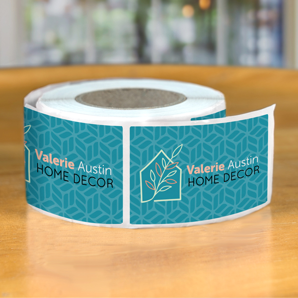 Rounded Rectangle Roll Labels