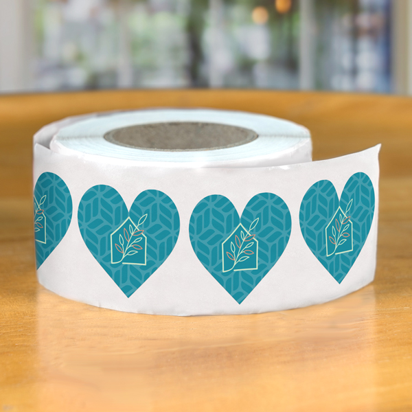 Heart Roll Labels