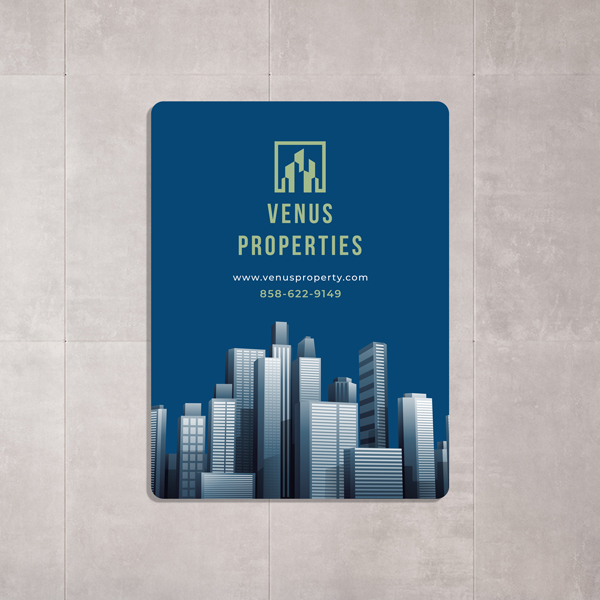 Rounded Rectangle Foam Board