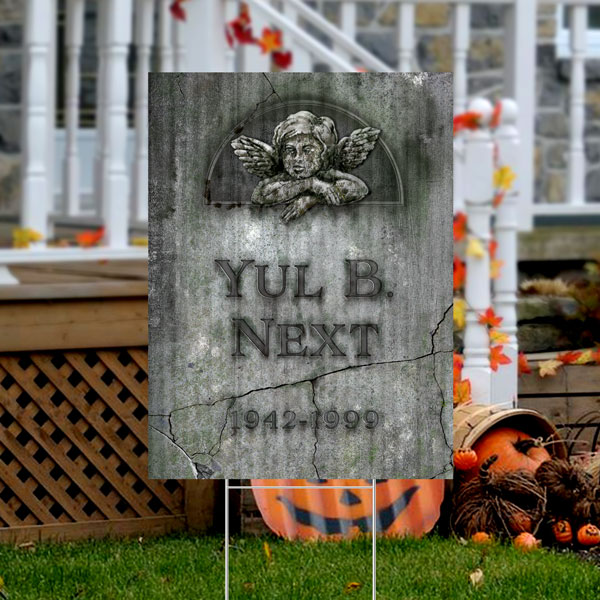 Tombstone Yard Signs