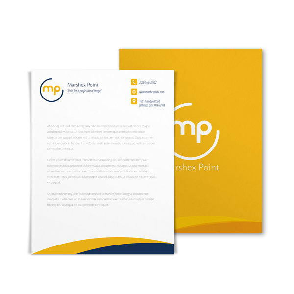Letterheads both sides printing