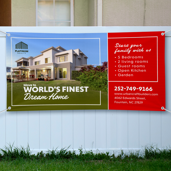 3" x 6" Vinyl Banners 