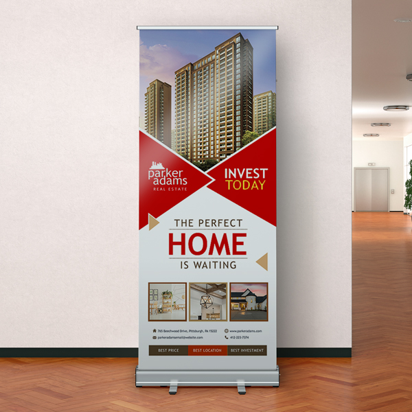 33.5" x 78.7" Retractable Banners 