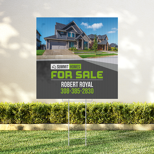 Square Yard Signs 