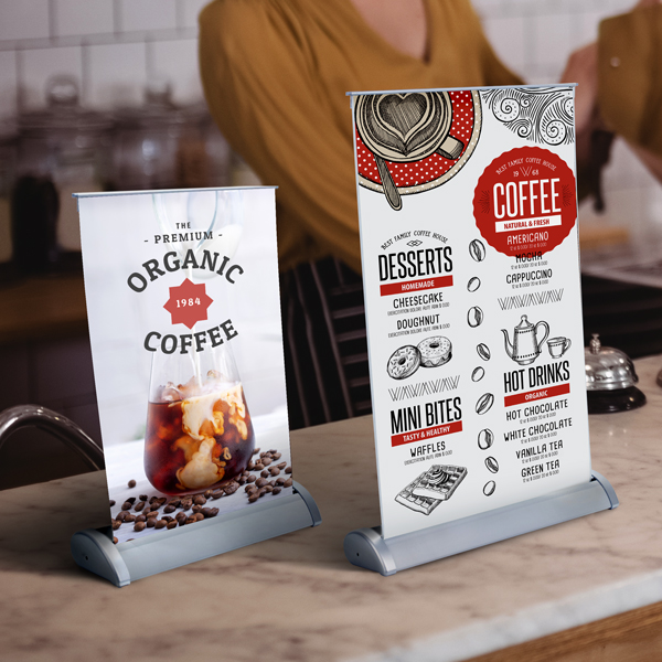 Tabletop Retractable Banners